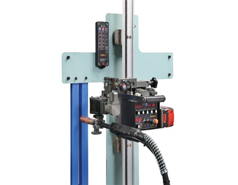 cs b100c battery powered butt fillet weaving welder with magnet on